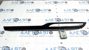 Capac bara spate stânga pentru Land Rover Range Rover Velar 18-23, negru lucios