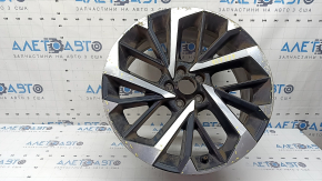 Jantă Mitsubishi Outlander 22-26 R20x8J ET35 neagră și cromată, bordură deschisă la culoare