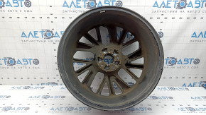 Диск колесный R20х8J ET35 Mitsubishi Outlander 22-26 черный с хромом, бордюрка