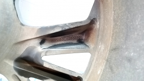 Диск колесный R20х8J ET35 Mitsubishi Outlander 22-26 черный с хромом, бордюрка