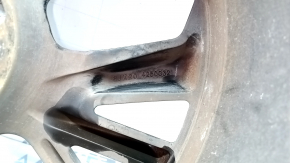 Диск колесный R20х8J ET35 Mitsubishi Outlander 22-26 черный с хромом, бордюрка