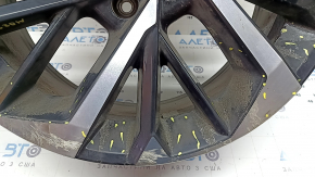Диск колесный R20х8J ET35 Mitsubishi Outlander 22-26 черный с хромом, бордюрка