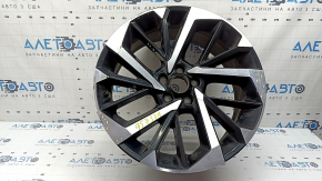 Jantă Mitsubishi Outlander 22-26 R20x8J ET35 neagră și cromată, bordură deschisă la culoare