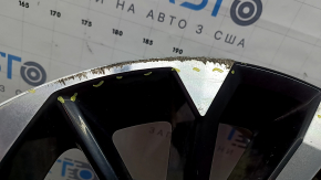 Диск колесный R20х8J ET35 Mitsubishi Outlander 22-26 черный с хромом, бордюрка