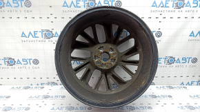 Диск колесный R20х8J ET35 Mitsubishi Outlander 22-26 черный с хромом, бордюрка