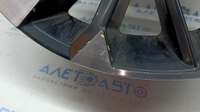 Диск колесный R20х8J ET35 Mitsubishi Outlander 22-26 черный с хромом, легкая бордюрка