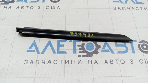 Ornamente geam ușă, central față dreapta, Land Rover Range Rover Velar 18-23, negru lucios, scurtă, fixare ruptă
