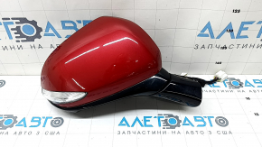 Зеркало боковое правое в сборе Hyundai Santa FE 21-23 7+2 пинов, BSM, подогрев, поворотник, подсветка, камера, автоскладывание, красное