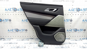 Ornamente ușă spate stânga Land Rover Range Rover Velar 18-23 piele neagră