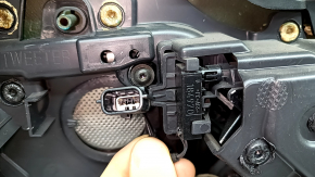 Ornamente ușă spate stânga Land Rover Range Rover Velar 18-23 piele neagră