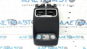 Ornament consolă centrală spate pentru Hyundai Santa FE 21-23, negru, sub deflectorul conductei de aer, sub bricheta