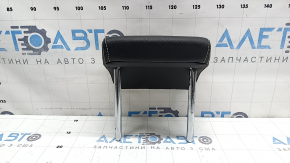 Подголовник 2 ряда центральный Land Rover Range Rover Velar 18-20 кожа черная, белая строчка