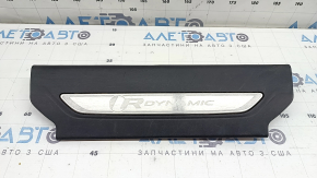 Prag ușă dreapta față pentru Land Rover Range Rover Velar 18-23, negru cu crom, R DYNAMIC, zgârieturi, element de fixare rupt