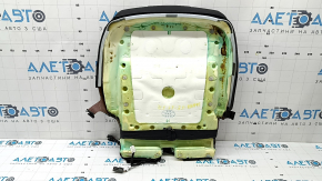 Tapițerie pernă scaun pasager Hyundai Santa FE 21-23, piele neagră, încălzită, ventilată, zgârieturi, crăpături, necesită curățare
