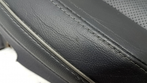 Tapițerie pernă scaun pasager Hyundai Santa FE 21-23, piele neagră, încălzită, ventilată, zgârieturi, crăpături, necesită curățare