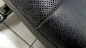 Scaune spate, rândul 2, stânga, Hyundai Santa FE 21-23, piele neagră, încălzite, rabatabile electric