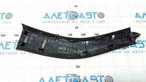 Накладка центральной консоли боковая верхняя левая Hyundai Santa FE 21-23 кожа черная, сломаны крепления
