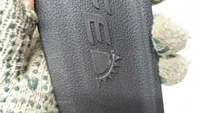 Ornamente prag exterior spate stânga pentru Hyundai Santa FE 19-23, negru, zgârieturi