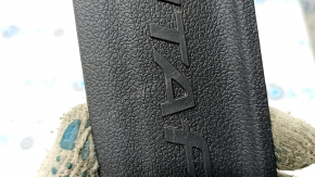 Ornamente prag exterior spate stânga pentru Hyundai Santa FE 19-23, negru, zgârieturi