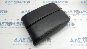 Cotieră consolă centrală Land Rover Range Rover Velar 18-23 din piele texturată neagră