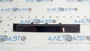 Ornamente panou frontal superior dreapta Land Rover Range Rover Velar 18-23, negru lucios, zgârieturi