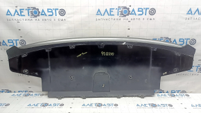 Накладка губы переднего бампера Land Rover Range Rover Velar 18-23 черный глянец с серым молдингом, царапины, сколы