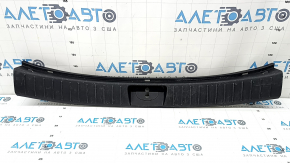 Накладка проема багажника Hyundai Santa FE 19-23 черная, царапины