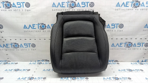 Tapițerie pernă scaun pasager Honda Accord 2018-2019, piele neagră, încălzită, ventilată, perforată, zgârieturi