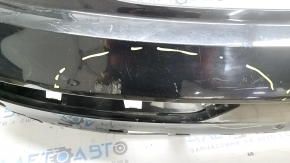 Бампер задний голый верхняя часть Audi Q5 80A 18-20 под парктроники, черный, царапины, надломано крепление, сломано крепление, в клею