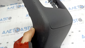 Накладка центральной консоли задняя Honda Accord 18-22 черная, под воздуховод, 2 части, царапины