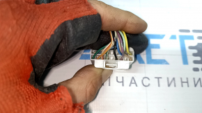 Зеркало боковое правое в сборе Honda Accord 18-22 12 пинов, BSM, подогрев, поворотник, серебро, потерто