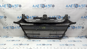 Решетка радиатора Honda Accord 18-20 черный глянец, песок, потерта
