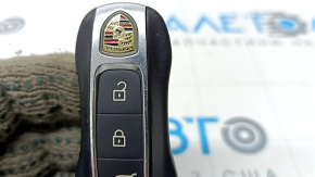 Porsche Cayenne fără cheie 19-26 433 MHz, 4 butoane, uzat, cu denivelări