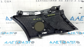 Ornament stâlp spate stânga sus în spatele geamului, Porsche Cayenne 19-26, negru, uzat