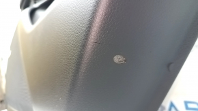 Panou decorativ ușă, spate dreapta, Porsche Cayenne 19-23 Bose, imitație de piele, negru, fără perdea, cu grilă difuzor, ruptă