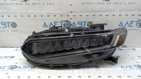 Far stânga față pentru Honda Accord 18-22 Touring hybrid, necesită lustruire, suport crăpat