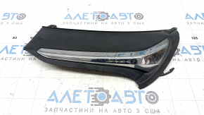 Заглушка глушителя левая Honda Accord 18-18 EXL, touring, структура с хром, нет фрагмента, сломаны крепления, тещина