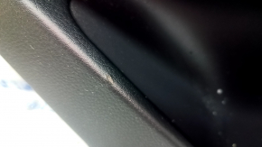 Ornamente ușă, spate stânga, Porsche Cayenne 19-23 Bose, imitație de piele neagră, fără perdea, cotieră, piele neagră, zgârieturi, ruptură