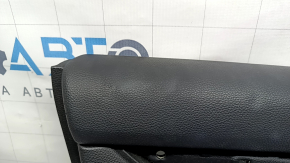 Panou ușă stânga față pentru Honda Accord 19-22, negru, cu inserție din piele neagră, cotieră din piele neagră, spumă cu memorie, uzat