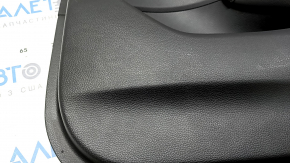 Ornamente ușă spate dreapta Honda Accord 19-22 negru, cu inserție din piele neagră, cotiera din piele neagră, fără ornamente, uzată