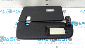 Козырек правый Porsche Cayenne 19-26 черный, без крючка, с подсветкой, вмятины