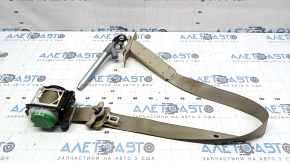 Centură de siguranță șofer cu tensionator și acționare pentru Nissan Rogue 14-20, bej, curățabilă chimic