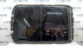 Ansamblu panoramic pentru Porsche Cayenne 19-26 cortină neagră