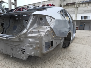 Четверть крыло задняя правая Honda Accord 18-22 на кузове, серебро, вмятинка, тычка