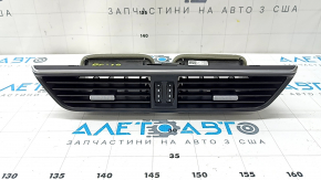 Deflector de aer central față pentru Porsche Cayenne 19-23, negru cu crom