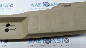 Накладка проема багажника Nissan Rogue 14-20 бежевая, царапины, под химчистку