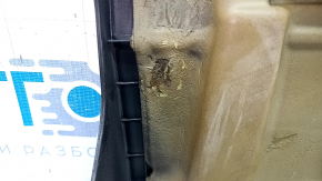 Vopseaua de la capacul motorului Lexus RX350 10-15 se decojește, cromul se decojește, izolația se rup