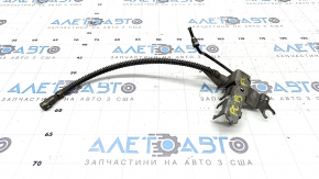 Furtun de frână față stânga pentru Porsche Cayenne 19-26, 2 piese, cu suport