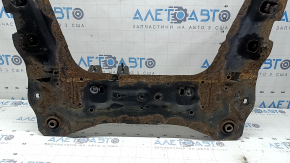 Подрамник передний Nissan Rogue 14-20 ржавый, порваны 3 С/Б, микротрещины 1 С/Б, обломана шпилька