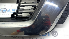 Решетка радиатора grill Nissan Rogue 17-18 под камеру, под радар, под квадратную эмблему, без эмблемы, сколы, царапины